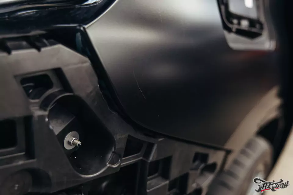 Забронировали матовый BMW X5 прозрачным сатиновым полиуретаном!